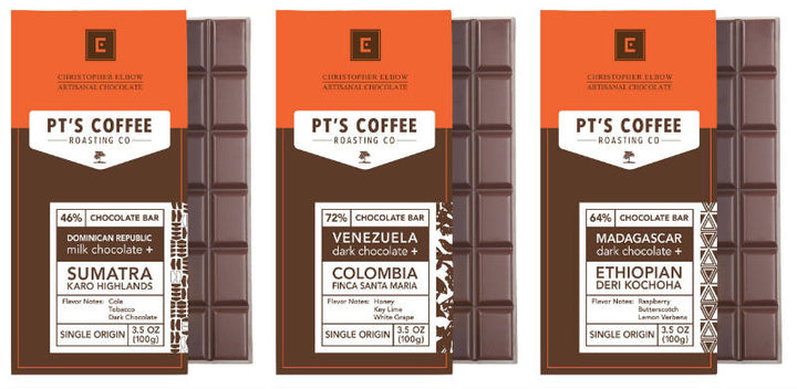 Recommended Daily: Christopher Elbow & PT's Coffee Have a Chocolate Bar Collaboration