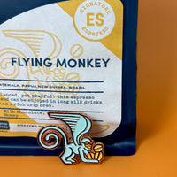 Flying Monkey Enamel Pin