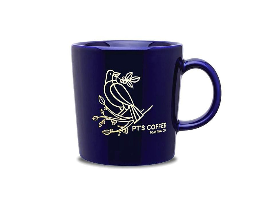 PT's Meadowlark ceramic mug—blue